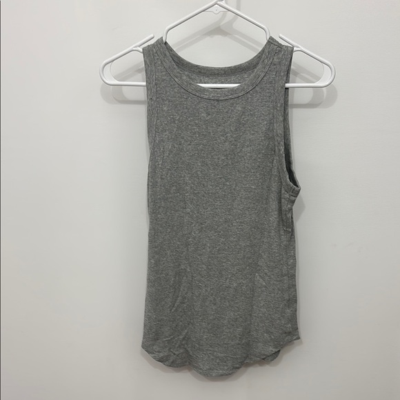 A New Day Gray Muscle Tee with Relaxed Fit and Textured Fabric - Picture 1 of 2